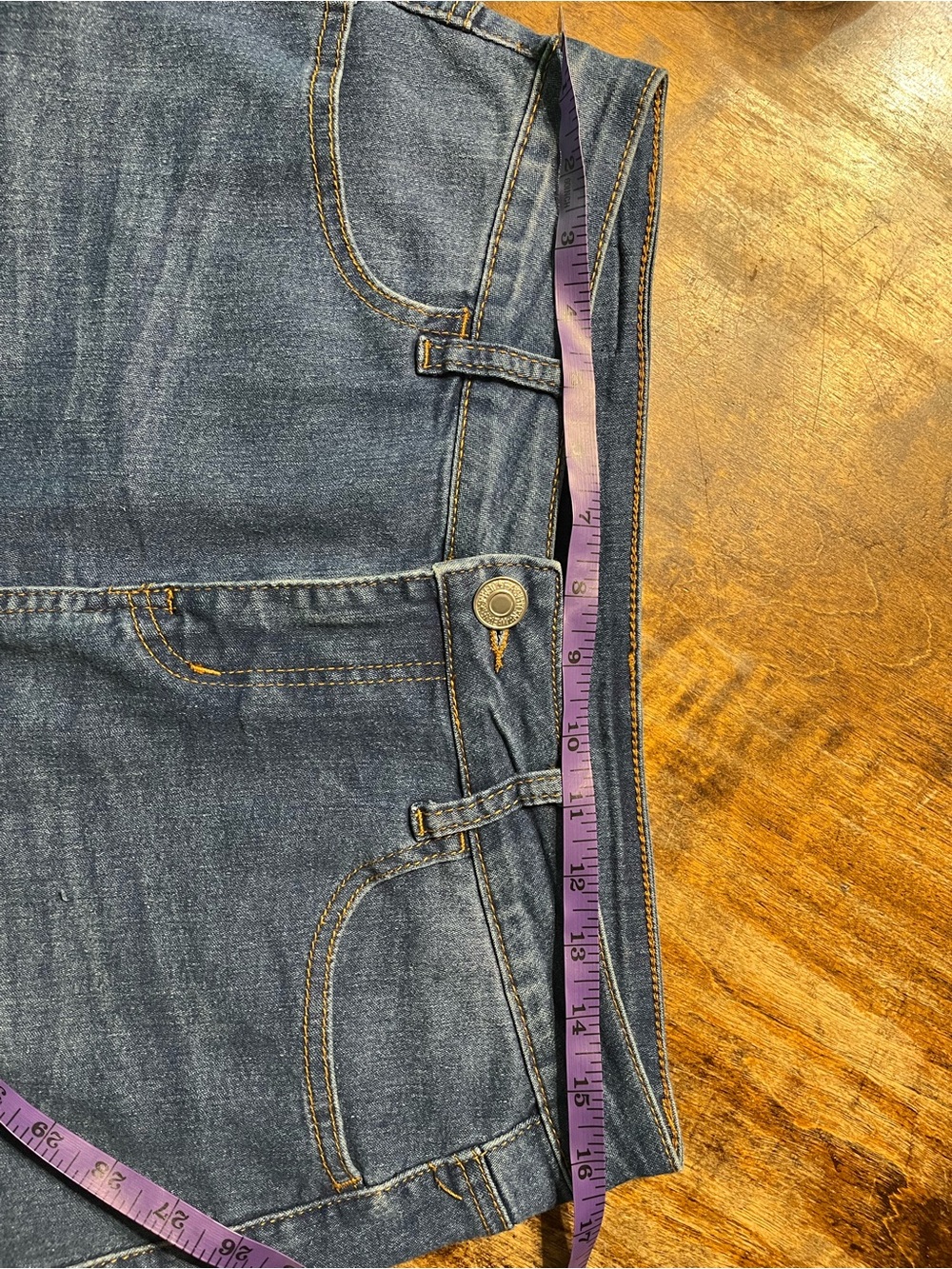 Denim Maxi Skirt - Picture 6 of 6